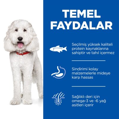 Hill's Somonlu Tahılsız Hipoalerjenik Köpek Maması 10+2 kg