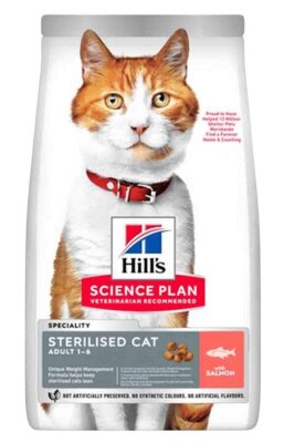 Hill's Science Plan Kısırlaştırılmış Somonlu Kedi Maması 13+2 kg