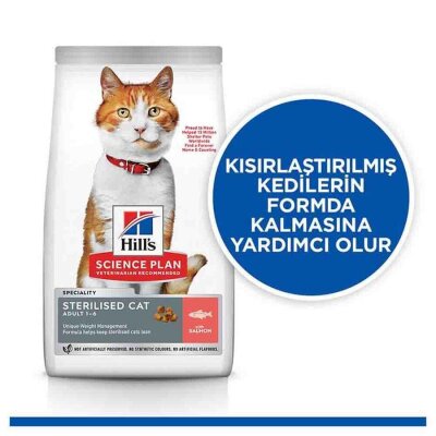 Hill's Science Plan Kısırlaştırılmış Somonlu Kedi Maması 13+2 kg