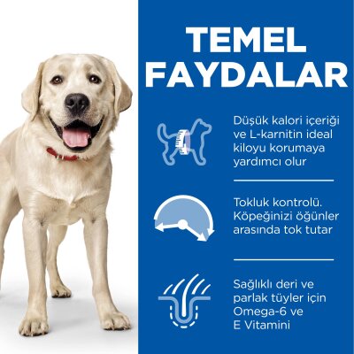 Hill's Science Plan Light Büyük Irk Tavuklu Köpek Maması 14 kg