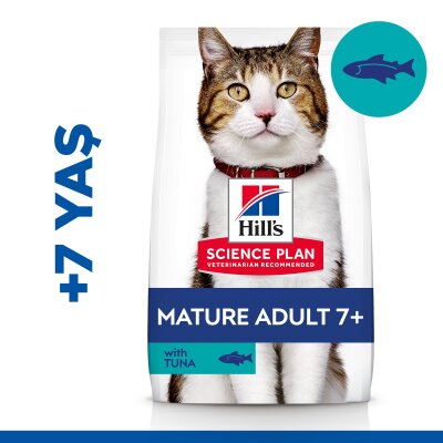 Hill's Mature +7 Ton Balıklı Yaşlı Kedi Maması 1,5 kg