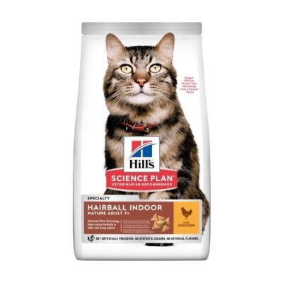 Hill's Science Plan +7 Tüy Yumağı Önleyici Tavuklu Kedi Maması 1,5 kg