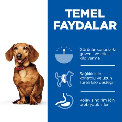 Hill's Science Plan Kilo Kontrol Küçük Irk Tavuklu Köpek Maması 1,5 kg