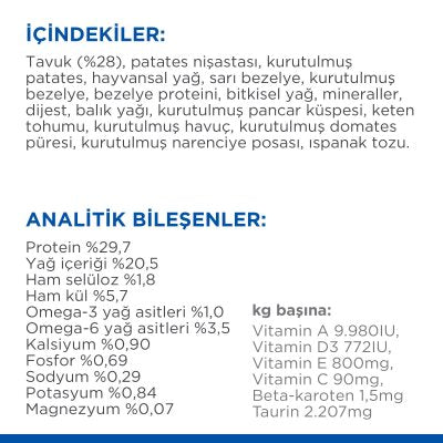 Tavuklu Tahılsız Yetişkin Kedi Kuru Maması 1,5 kg