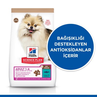 Tahılsız Ton Balıklı Mini Irk Yetişkin Köpek Maması 6 kg