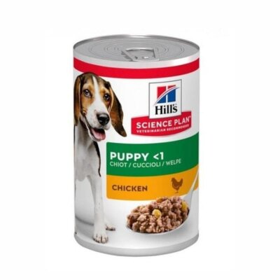 Hill's Science Plan Tavuk Etli Orta Irk Yavru Köpek Konservesi 370 gr