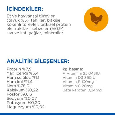 Kısırlaştırılmış Tavuklu Soslu Kedi Yaş Maması 12 x 85 gr