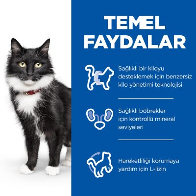 Hill's +7 Kısırlaştırılmış Yaşlı Tavuklu Kedi Maması 1,5 kg