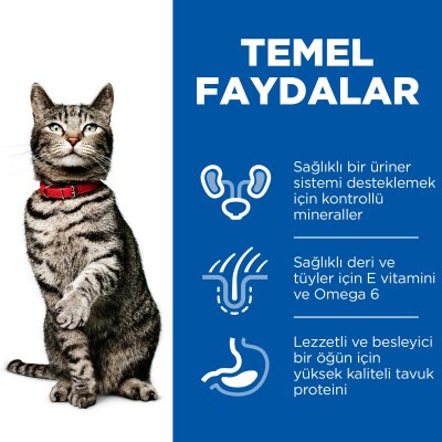 Hill's Science Plan Üriner Sağlık Tavuklu Yetişkin Kedi Maması 1,5 kg
