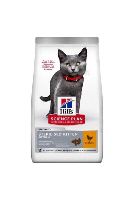 Kısırlaştırılmış Yavru için Tavuklu Kedi Maması, 10 kg