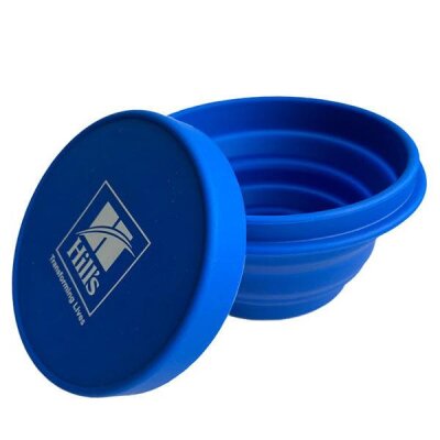 Katlanabilir Silikon Seyahat Mama ve Su Kabı 300 ml
