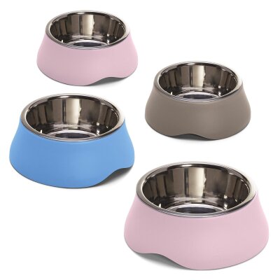 Imac Diva 6 Çift Bölmeli Çelik Köpek Mama Kabı 1900 ml