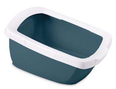 Imac Funny Geniş Açık Kedi Tuvaleti 64x47,5x33 cm Petrol