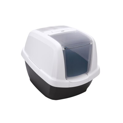 Imac Maddy Üstü Açılır Filtreli Kapalı Kedi Tuvaleti (Antrasit)