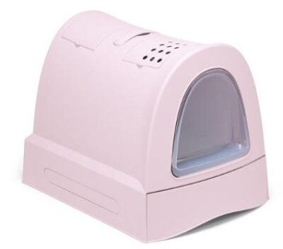 Imac Zuma Çekmeceli Filtreli Kapalı Kedi Tuvaleti (Pembe)