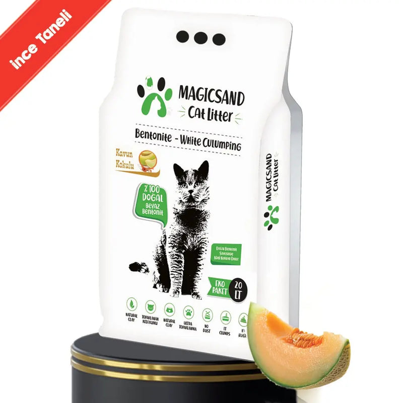 Magicsand Kavun Kokulu İnce Taneli Kedi Kumu 20 L