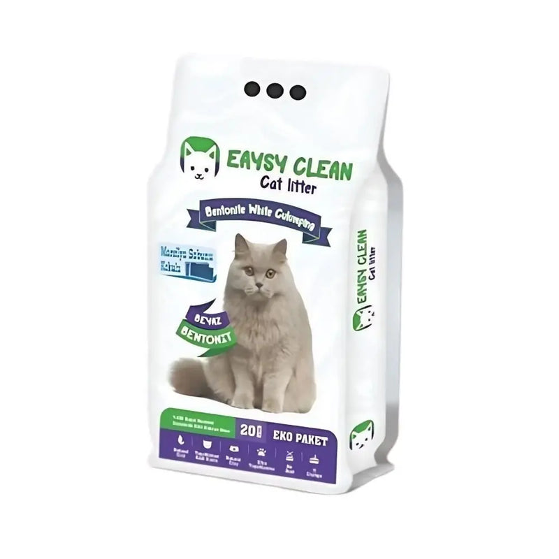 EaysyClean Marsilya Sabunlu Kalın Taneli Bentonit Kedi Kumu 20 L