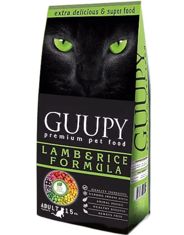 Kuzu Etli Pirinçli 15 kg Yetişkin Kedi Maması
