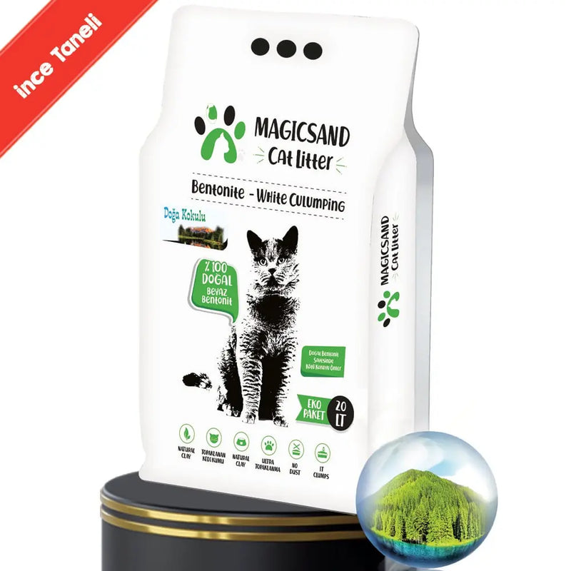 Magicsand Doğa Kokulu İnce Taneli Kedi Kumu 20 L