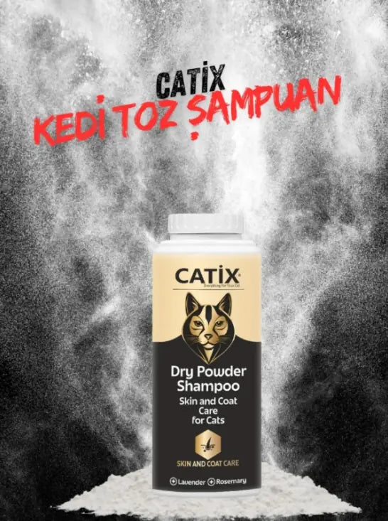 CATİX Susuz Kullanım Kedi Toz Şampuanı 150 g