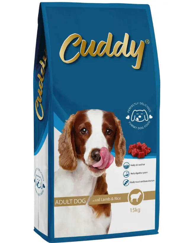 Cuddy Kuzu Etli ve Pirinçli Yetişkin Köpek Maması 15 kg