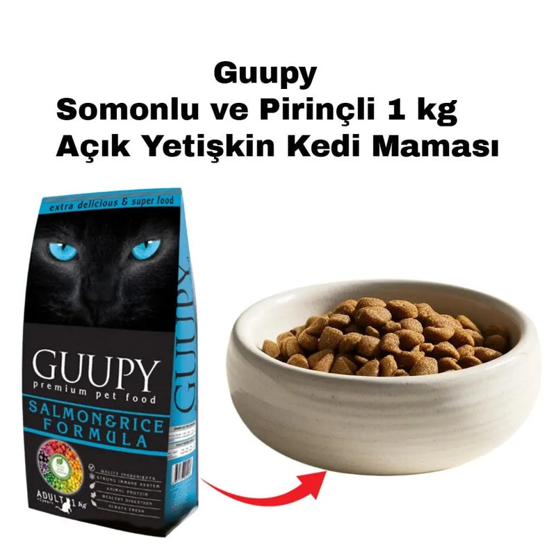 Somonlu Pirinçli 1 kg Yetişkin Kedi Maması
