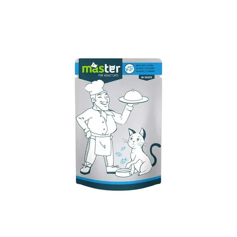 Master Balıklı Pouch Yaş Kedi Maması 80 g