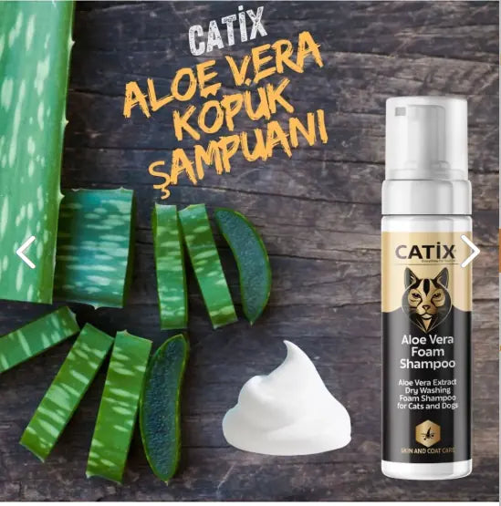 CATİX Aloe Vera ve Buğday Özlü Köpük Şampuan 200 ml