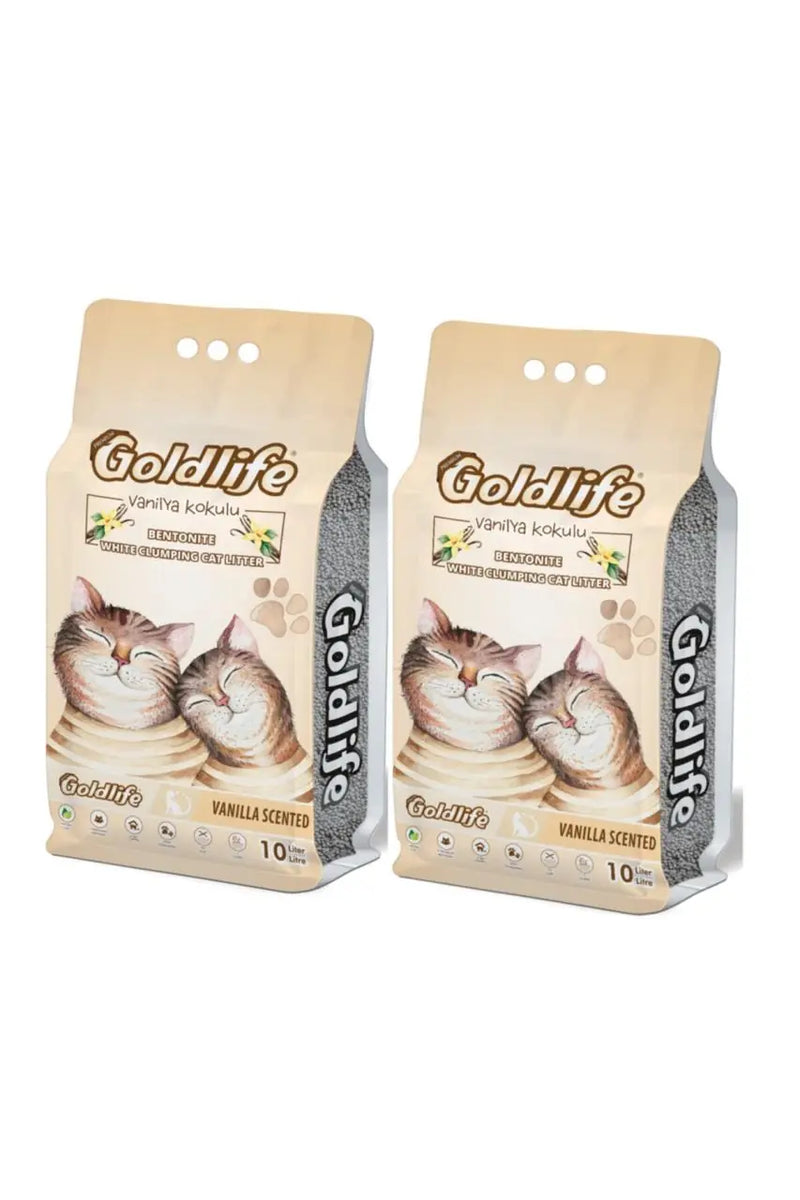 Vanilya Kokulu Bentonit Kedi Kumu 10 L x 2