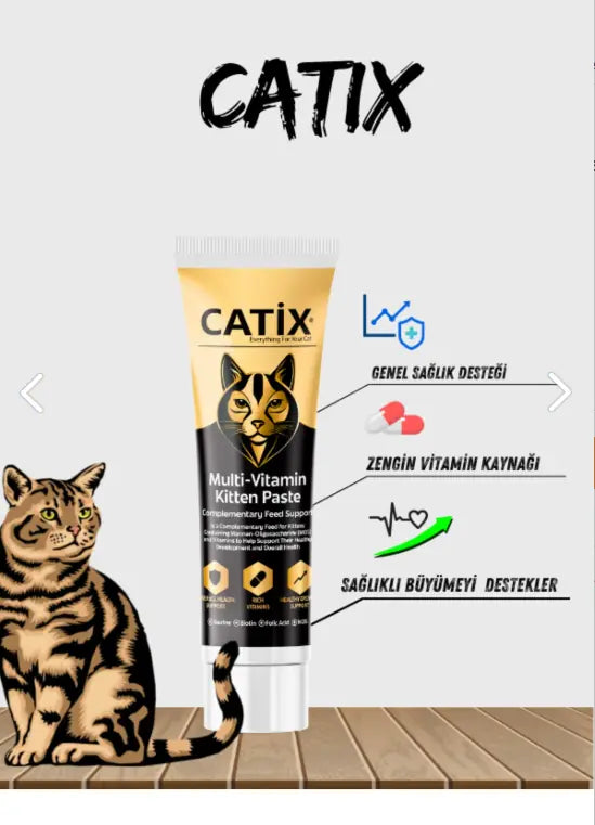 Catix Yavru Kedi Multivitamin Macunu 100 ml