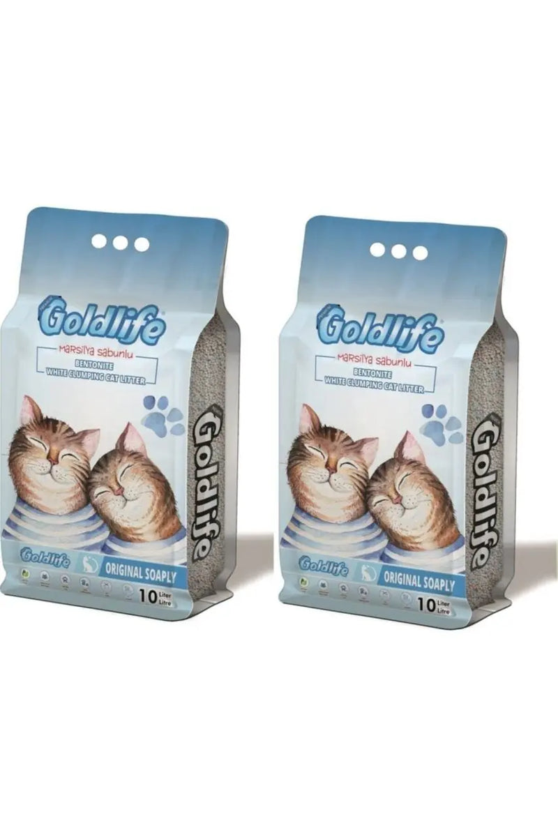 Marsilya Sabunlu Bentonit Kedi Kumu 10 L x 2