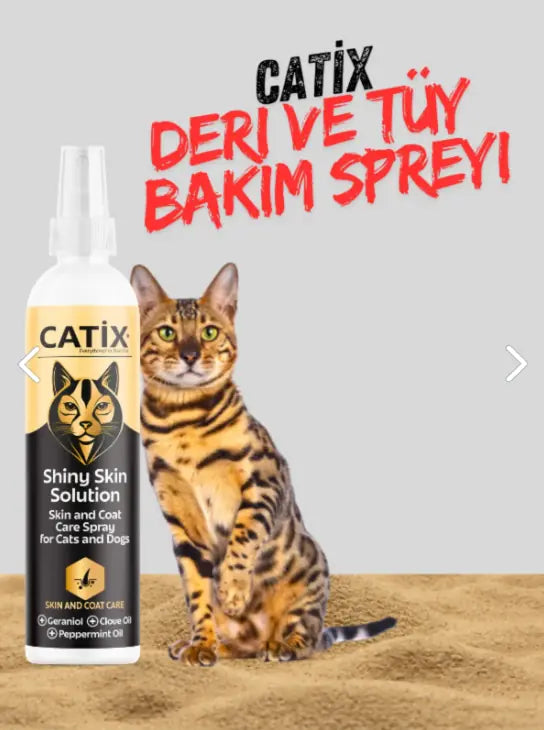 Catix Shiny Skin Deri ve Tüy Bakım Spreyi 100 ml