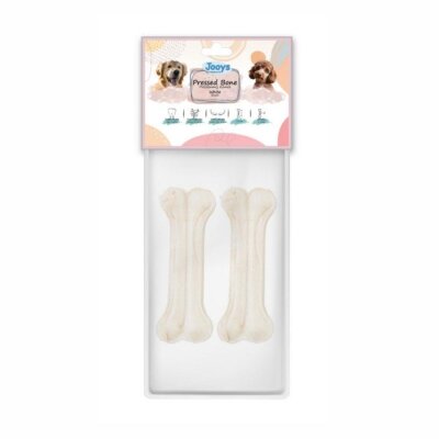 Jooys Beyaz Pres Köpek Çiğneme Kemiği 12 cm 2'li