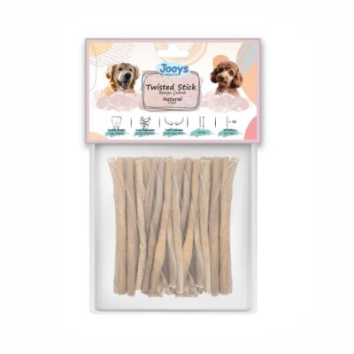 Jooys Naturel Burgu Köpek Çiğneme Çubuğu 50'li