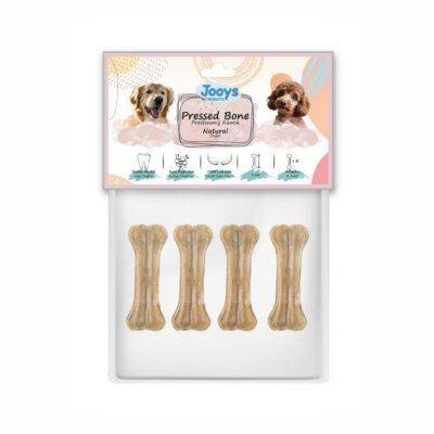 Jooys Naturel Pres Köpek Çiğneme Kemiği 7 cm 4'lü