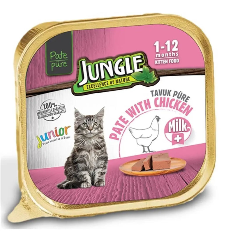 Jungle Tavuklu Ezme Yavru Kedi Konservesi 100 gr