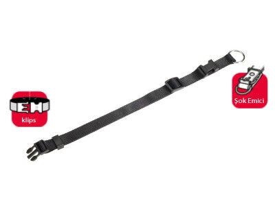 Karlie Ayarlanabilir Köpek Boyun Tasması 40-55 cm (Siyah)