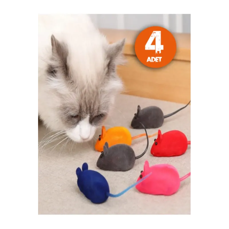 Kedi Oyun Faresi 4'lü Set