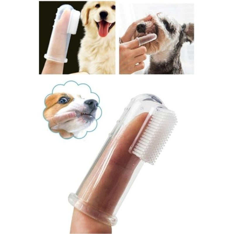 Çift Yönlü Silikon Diş ve Diş Eti Temizleme Fırçası