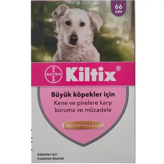 Kiltix 66 cm Büyük Köpek Pire-Kene Tasması