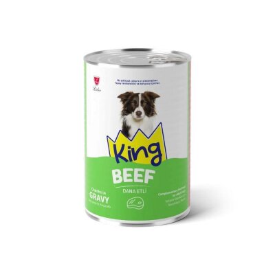 King Sosta Dana Etli Yetişkin Köpek Konservesi 400 gr