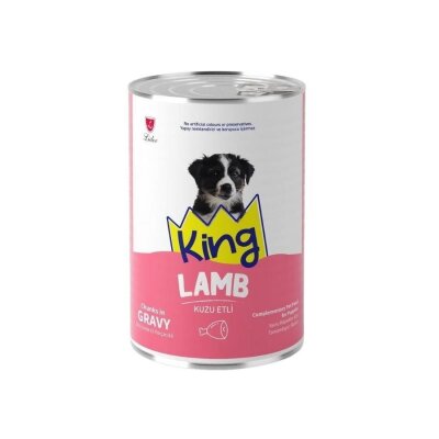 King Sosta Kuzu Etli Yavru Köpek Konservesi 400 gr