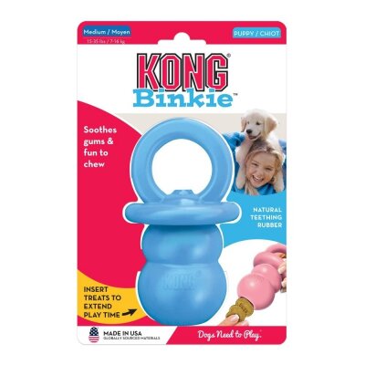 Kong Binkie Doğal Kauçuk Emzik Diş Kaşıma Oyuncağı (M)
