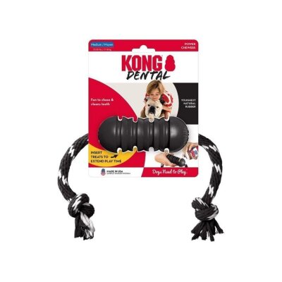 Kong Extreme İpli Ultra Dayanıklı Diş Temizleyici Köpek Topu M