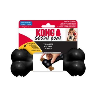 Kong Extreme Goodie Bone Ödül Hazneli Sert Kauçuk Kemik M