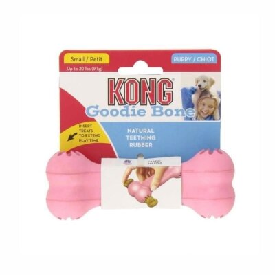 Kong Goodie Ödül Hazneli Doğal Kauçuk Kemik Oyuncağı (S)