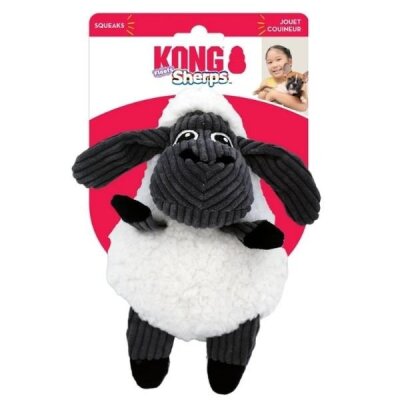 Kong Sherps Kuzu Figürlü Yumuşak Peluş Köpek Oyuncağı (M)