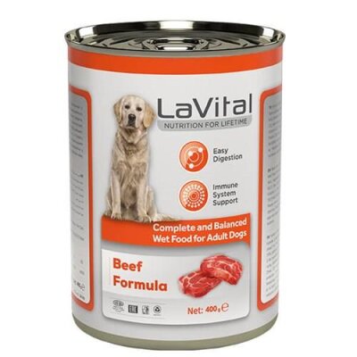 LaVital Biftekli Bağışıklık Destekleyici Köpek Konservesi 400 gr