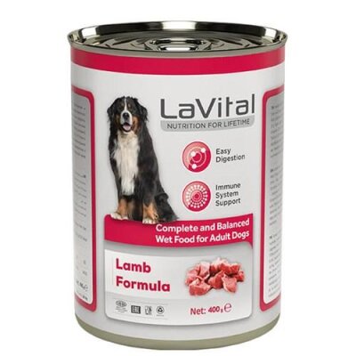 LaVital Kuzulu Bağışıklık Destekleyici Köpek Konservesi 400 gr