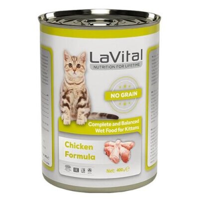Tahılsız Tavuklu Yavru Kedi Konservesi 400 gr